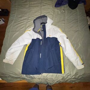 Nike Men's Blue and White Windbreaker